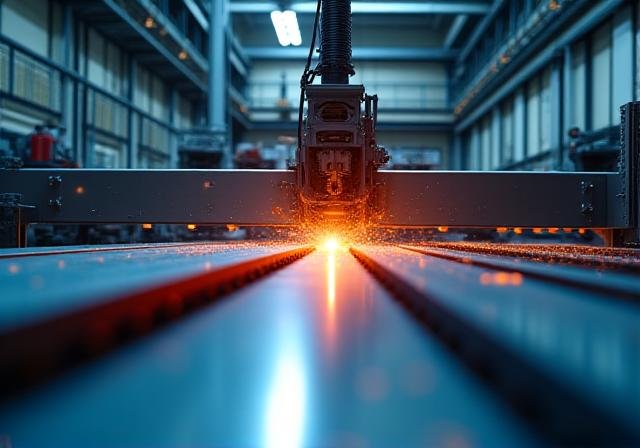 Modern automated metal fabrication facility